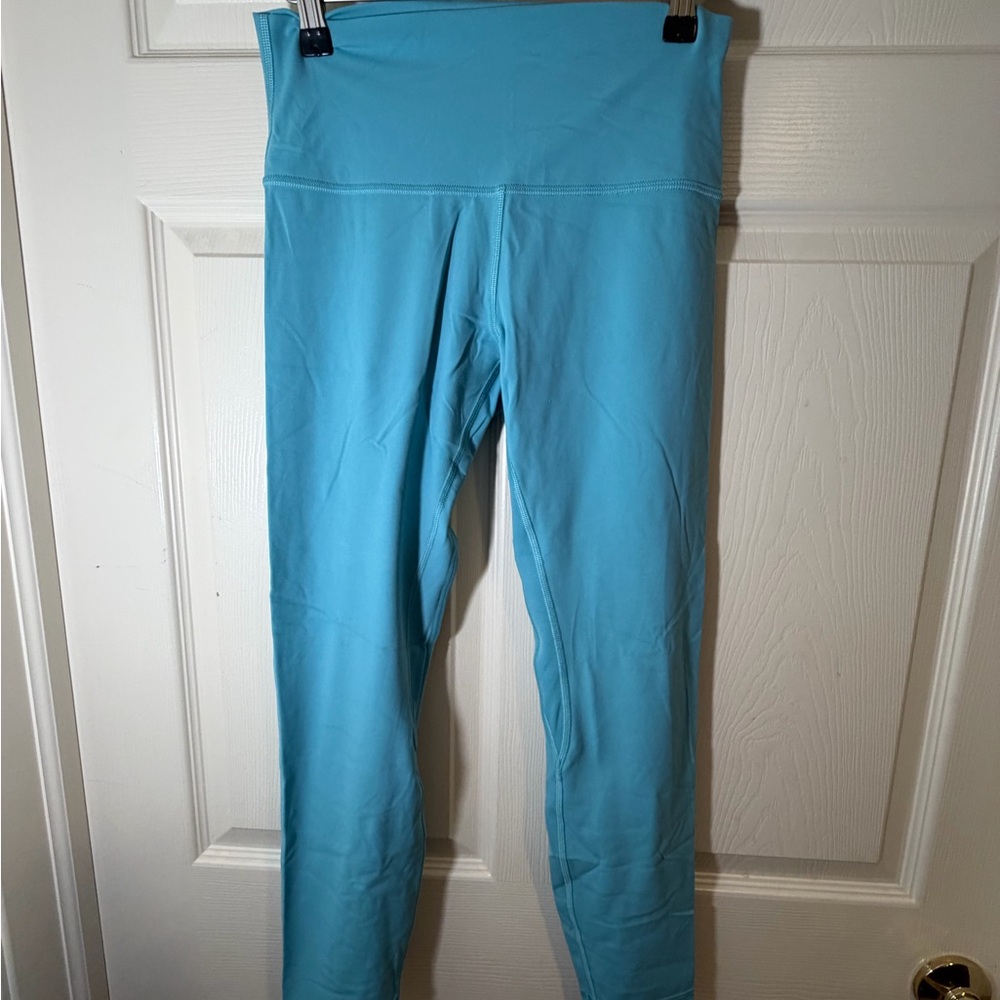 Lululemon Athletica Aqua Blue Leggings size 6